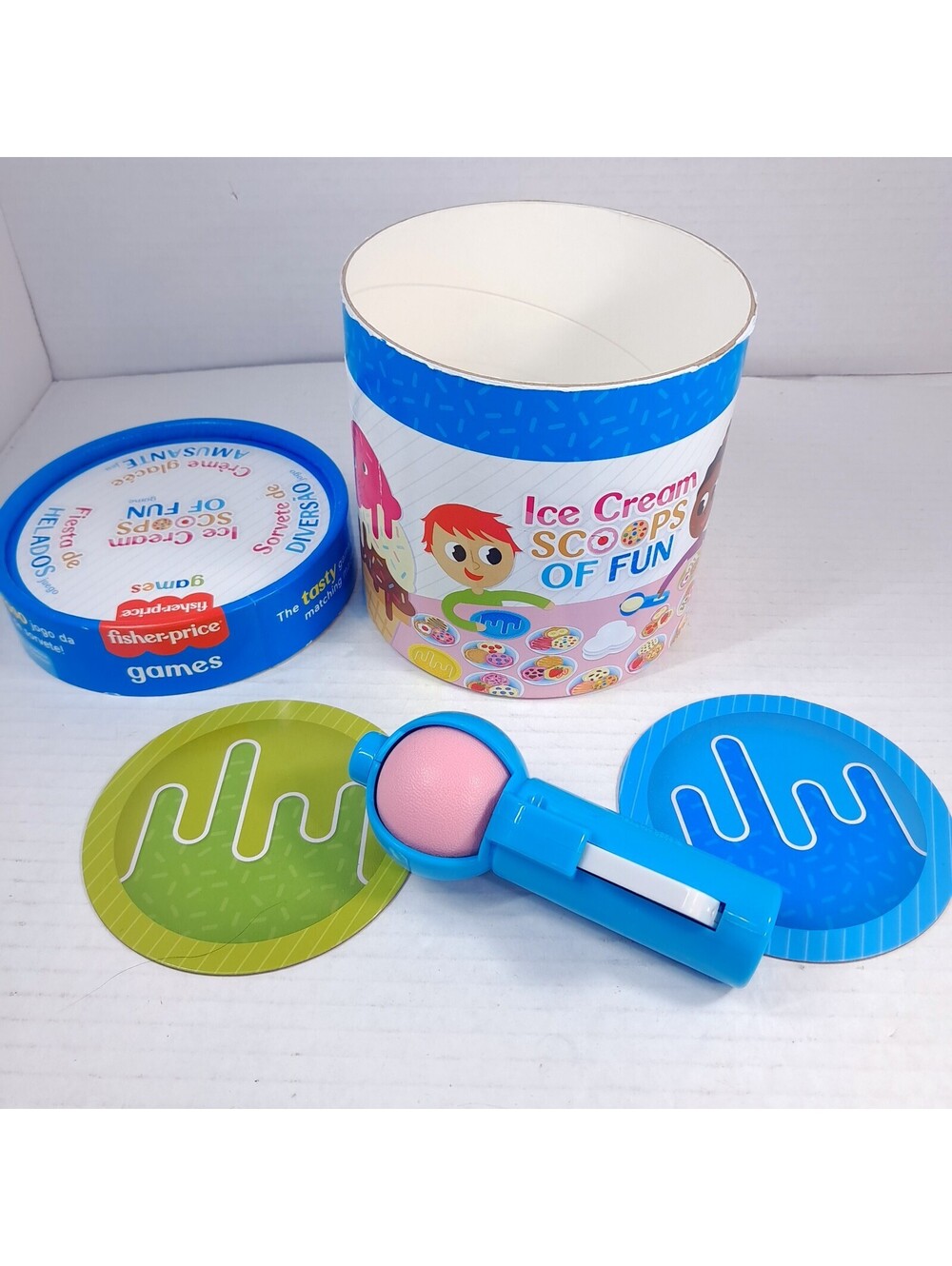 Fisher-Price Ice Cream Scoops of Fun Game 2020 REPLACEMENT scooper dish cards